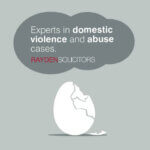 A Broken eggshell symbolising domestic abuse